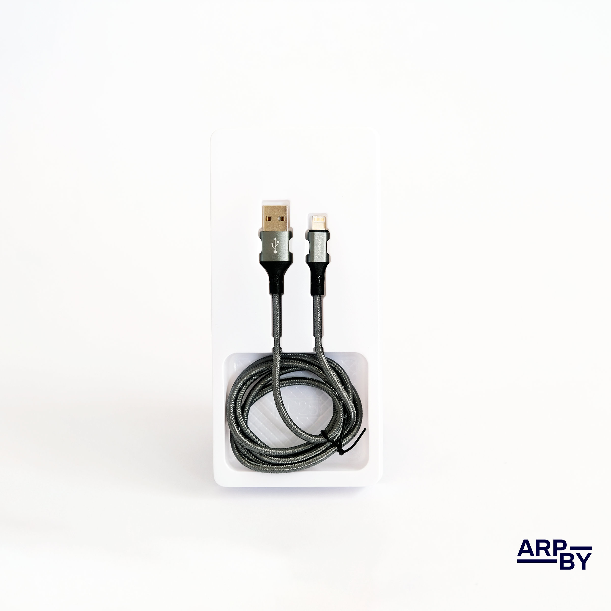 Cabo carreg. rapido 3.1A AC26 USB-A p Lightning (Iphone) Cinza Cabo carreg. rapido 3.1A AC26 USB-A p Lightning (Iphone) Cinza